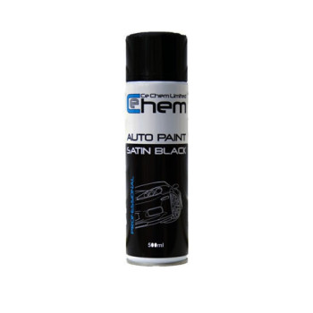 Satin Black Paint (500ml) 